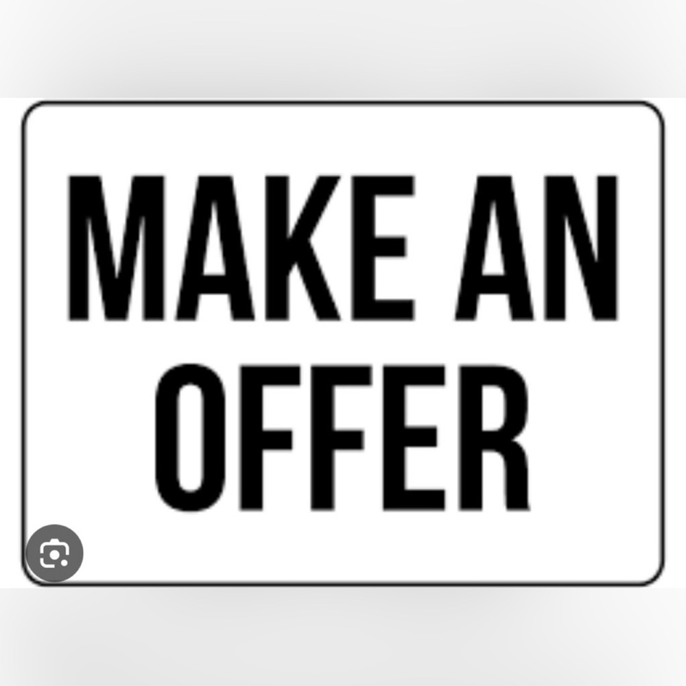 Make me an offer that’s fair.😊